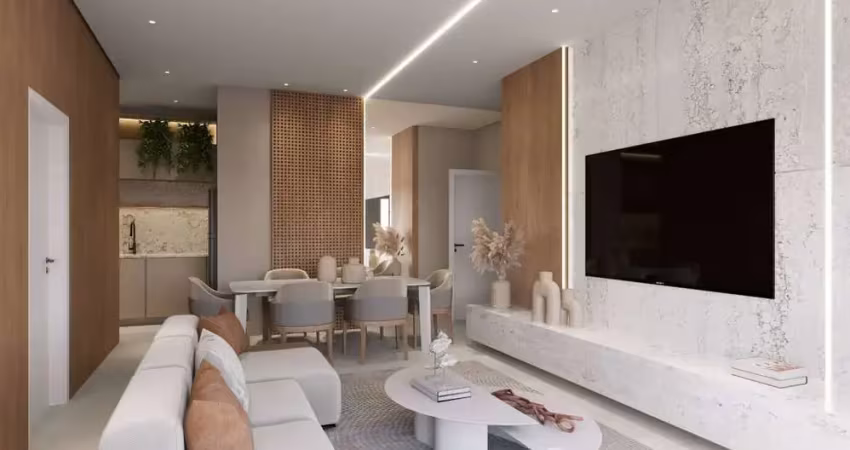 Portal 246 apartamento com 2 suítes e 2 vagas na meia praia