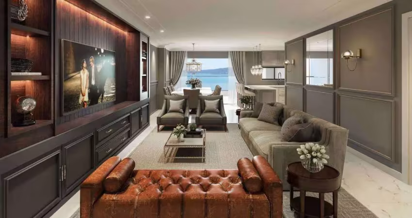 Ristretto dallo apartamento 4 suítes e 3 vagas no canto da praia itapema/sc