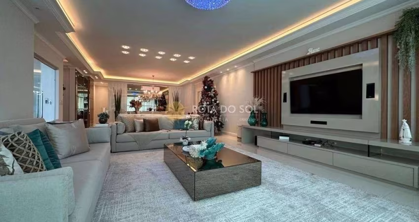 Atlantic Paradise apartamento mobiliado 4 suítes 3 vagas na Meia Praia