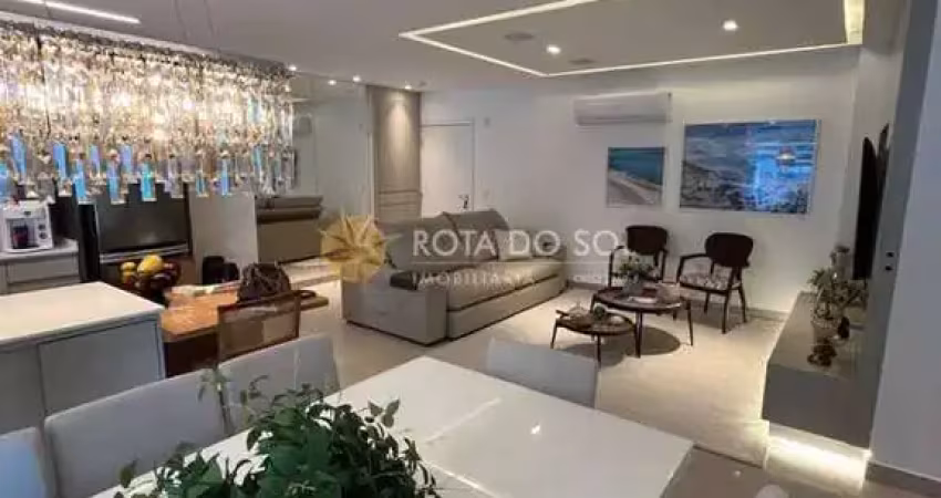 Munique apartamento mobiliado 3 suítes e 2 vagas na Meia Praia