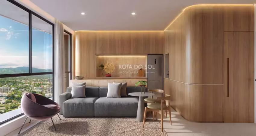 Lagom perequê apartamento com 2 suítes e 2 vagas em porto belo