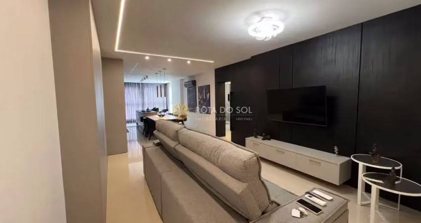 Residencial zurich apartamento mobiliado 3 suítes em meia praia itapema sc