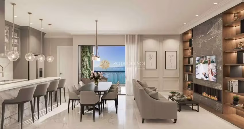 Montreux dallo apartamento 4 suítes e 2 vagas no centro de itapema/sc