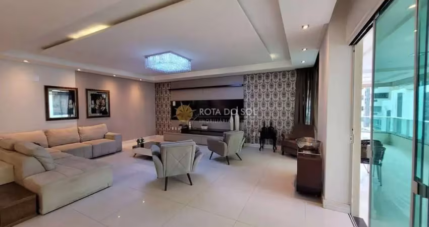 Residencial imperial palace apartamento 5 suítes em meia praia itapema/sc