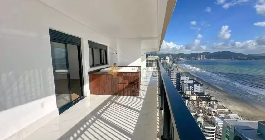 La martina penthouse vista mar 4 suítes em meia praia itapema/sc