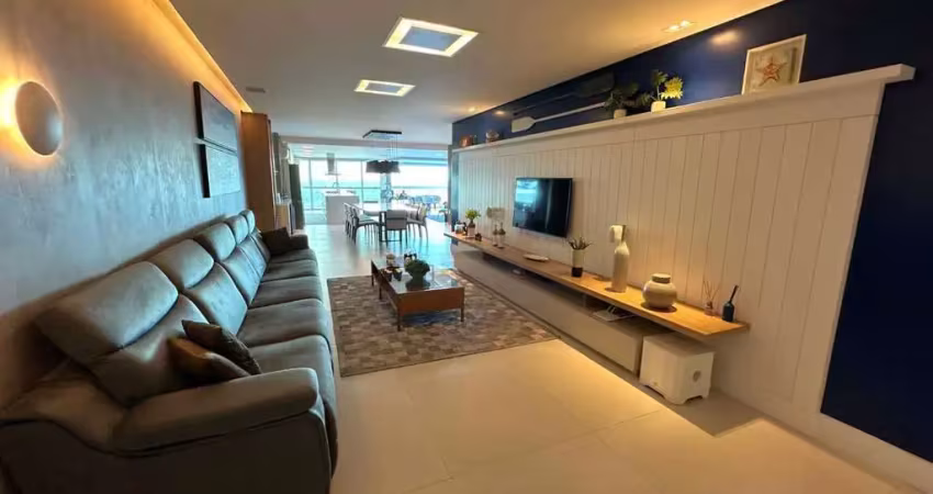 Summer place apartamento frente mar 5 suítes e 3 vagas no centro de itapema/sc
