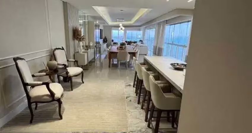 Ocean towers apartamento frente mar 4 suítes em meia praia itapema/sc