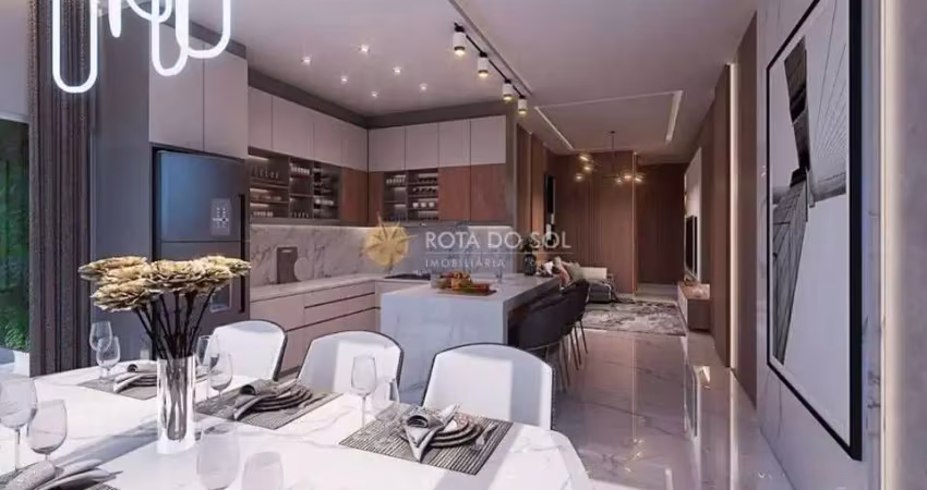 Residencial roma apartamento 3 suítes e 2 vagas em perequê porto belo sc