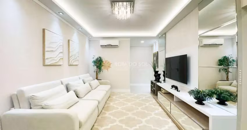 Residencial carmenere cobertura decorada 3 quartos e 2 vagas em meia praia itapema sc