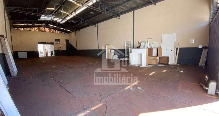 Galpão para alugar, 411 m² por R$ 16.837,00/mês - Jardim Califórnia - Ribeirão Preto/SP