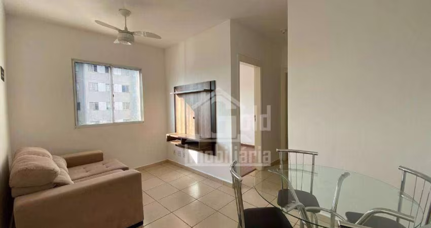 Apartamento com 2 dormitórios, 46 m² - venda por R$ 170.000,00 ou aluguel por R$ 1.520,28/mês - Res. das Americas - Ribeirão Preto/SP