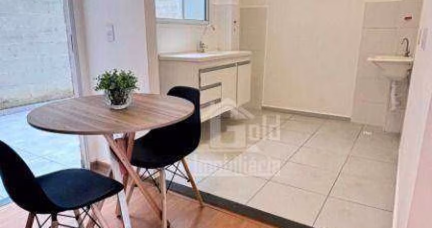 Apartamento com 2 dormitórios à venda, 40 m² por R$ 220.000,00 - Recreio das Acácias - Ribeirão Preto/SP