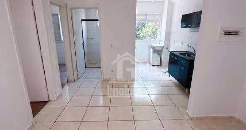 Apartamento com 2 dormitórios à venda, 46 m² por R$ 145.000,00 - Jardim Diva Tarlá de Carvalho - Ribeirão Preto/SP