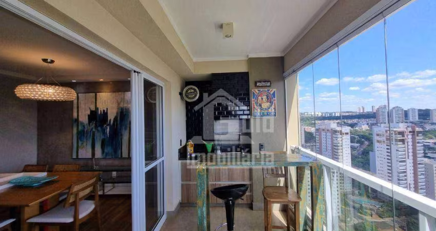 Apartamento com 3 dormitórios para alugar, 95 m² por R$ 6.700,01/mês - Jardim Botânico - Ribeirão Preto/SP