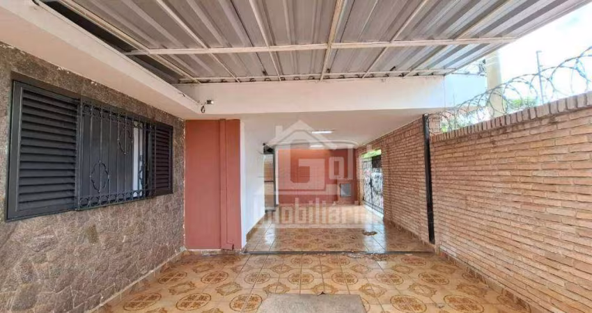 Casa Residencial /  Comercial - com 3 dormitórios para alugar, 351 m² por R$ 4.000/mês - Jardim Paulistano - Ribeirão Preto/SP