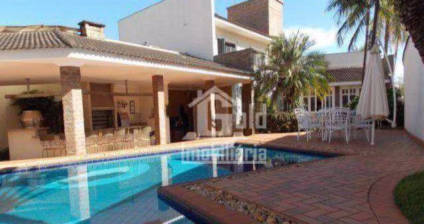 Casa Alto Padrão com 3 Suítes para alugar, 480 m² por R$ 7.620/mês - Alto da Boa Vista - Ribeirão Preto/SP