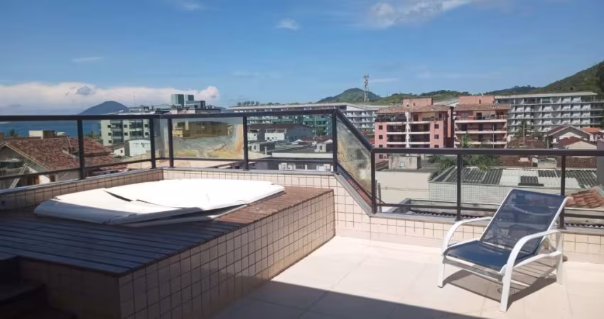 COBERTURA DUPLEX NA PRAIA GRANDE APENAS 50 METROS DO MAR.