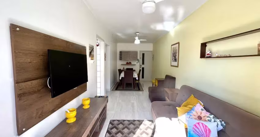 Apartamento com 2 dormitórios apenas 150 metros do mar na praia grande