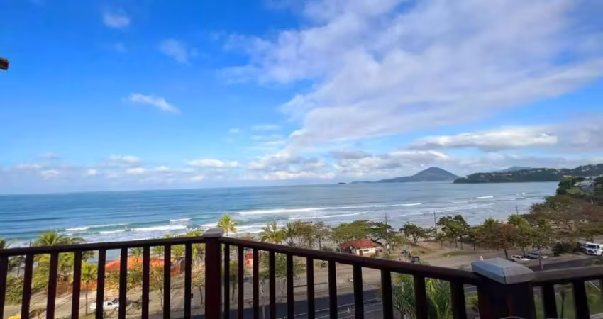Cobertura frente mar com 3 dormitórios na praia grande