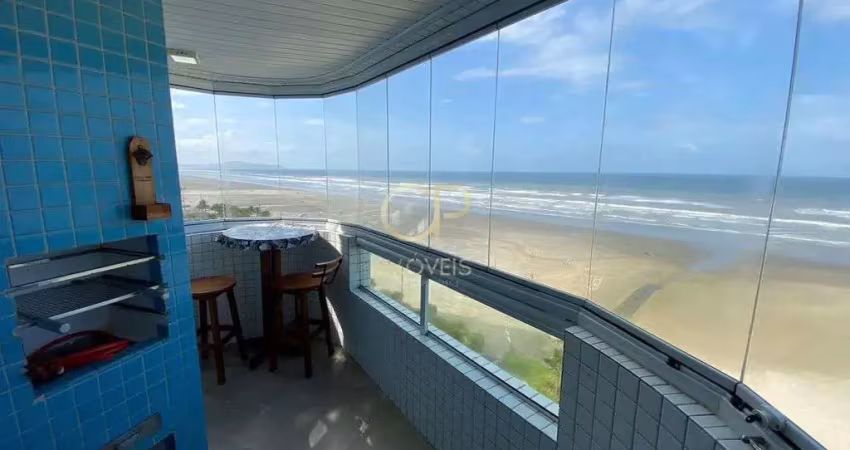 Apartamento com 2 quartos, balneário maracanã, praia grande - r$ 540 mil