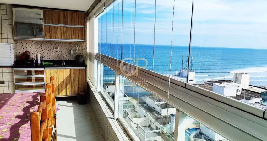 Cobertura com 3 quartos, canto do forte, praia grande - r$ 2.5 mi