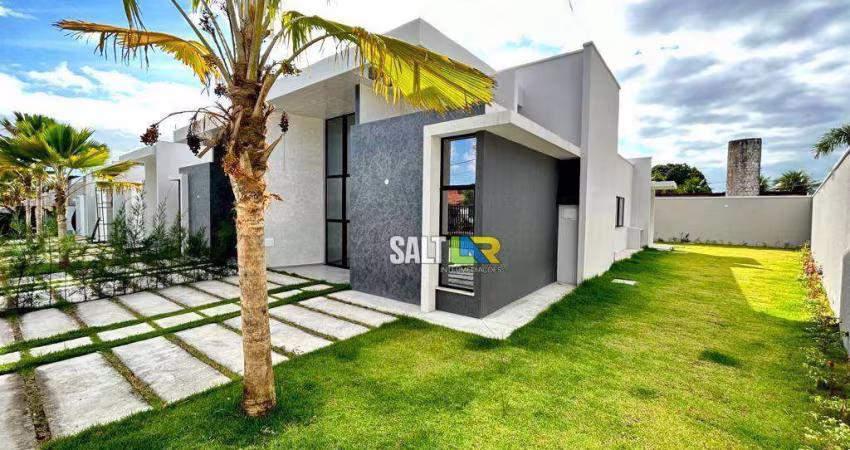 Casa com 3 dormitórios à venda, 105 m² por R$ 670.000,00 - Urucunema - Eusébio/CE