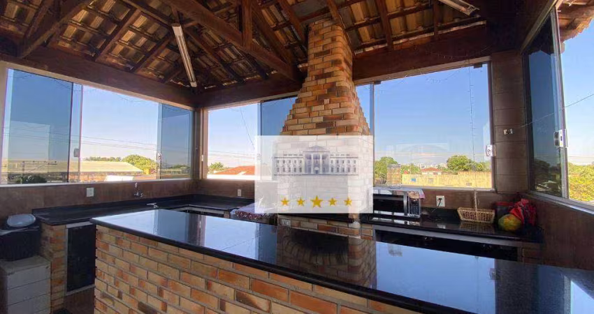 Sobrado com 3 dormitórios, 288 m² - venda por R$ 600.000,00 ou aluguel por R$ 2.800,00/mês - Planalto - Araçatuba/SP