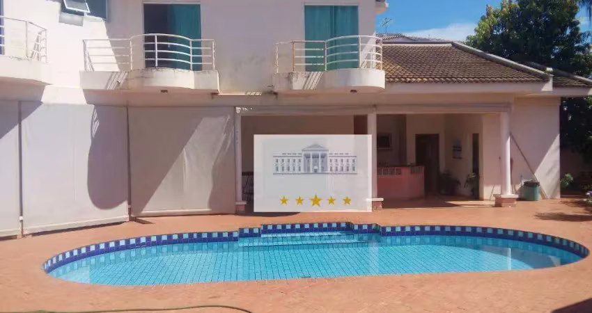 Casa com 5 dormitórios, 530 m² - venda por R$ 1.700.000,00 ou aluguel por R$ 8.200,00/mês - Habiana l - Araçatuba/SP