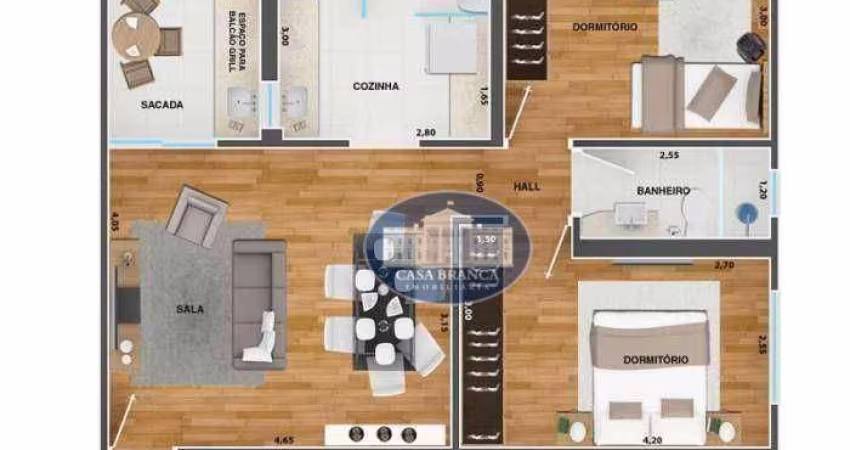Apartamento à venda, 69 m² por R$ 230.000,00 - Concórdia III - Araçatuba/SP