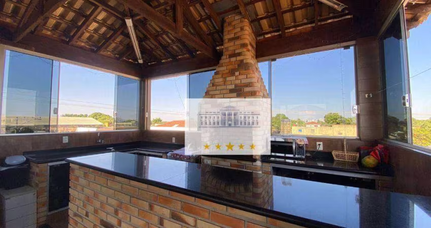 Sobrado com 3 dormitórios, 288 m² - venda por R$ 600.000,00 ou aluguel por R$ 2.800,00/mês - Planalto - Araçatuba/SP
