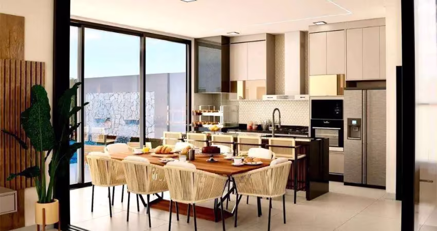 Casa com 3 dormitorios a venda, 221 m2 por r$ 2.290.000,00 - condominio royal boulevard - aracatuba/sp