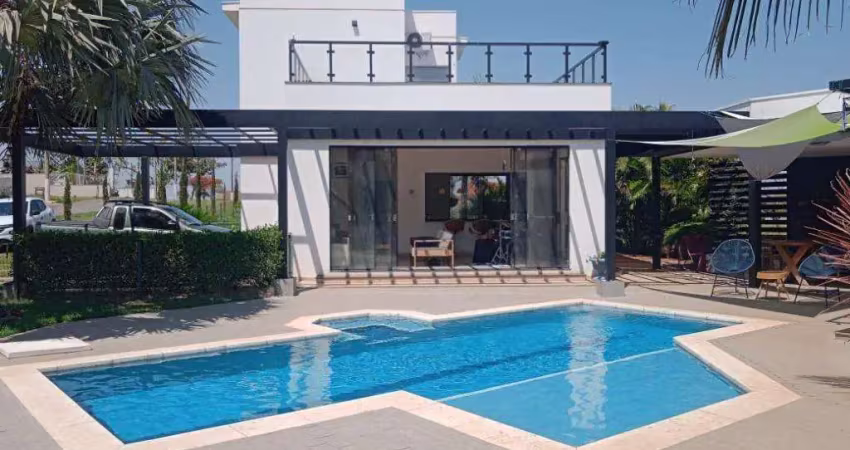 Rancho com 2 dormitorios a venda, 395 m2 por r$ 1.600.000,00 - condominio costa azul - aracatuba/sp