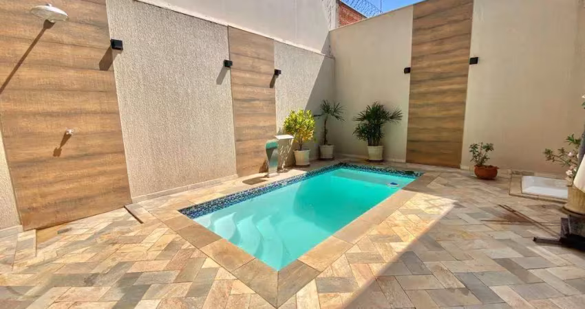 Casa de alto padrao com piscina e espaco gourmet no jardim nova yorque em aracatuba