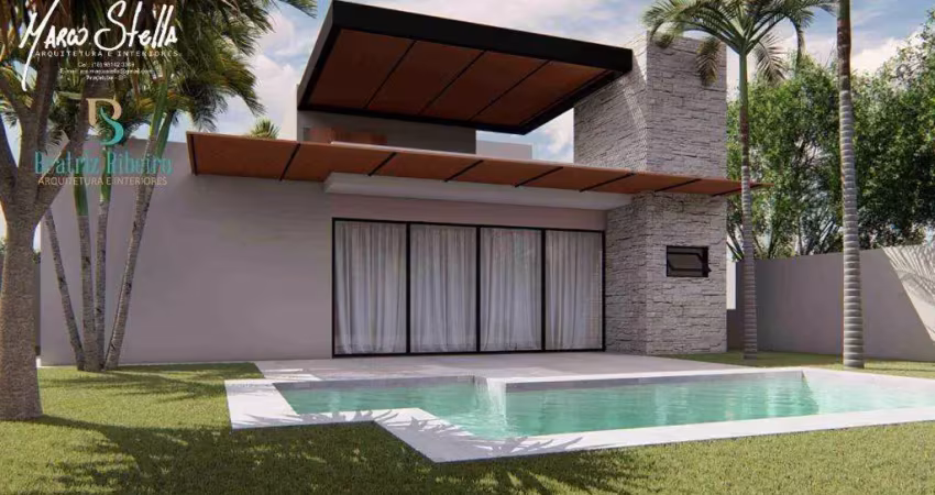 Rancho com 3 dormitorios a venda, 209 m2 por r$ 400.000,00 - condominio costa azul - aracatuba/sp
