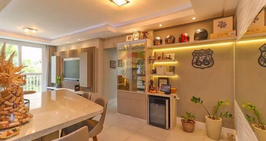 Apartamento semi mobiliado em condomínio com infraestrutura completa