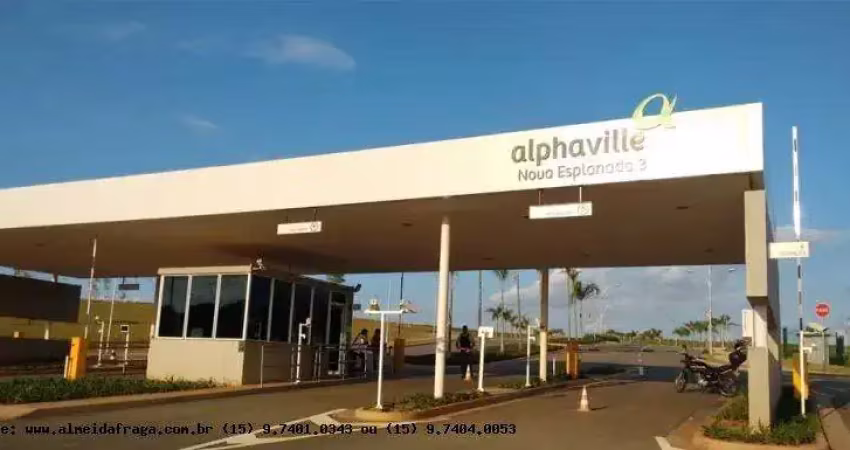 Terreno em Condomínio para Venda em Votorantim, Alphaville Nova Esplanada 3