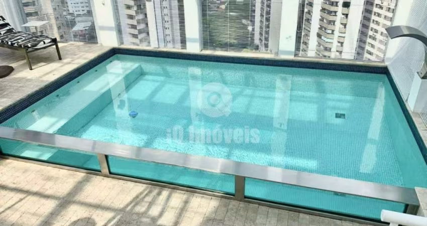 Moema Vendo Cobertura Triplex Mobiliado e Decorado 8 vagas, piscina privativa.