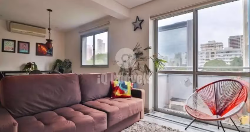 Apartamento duplex a venda em pinheiros, 87 metros, 1 suíte com 2 vagas.