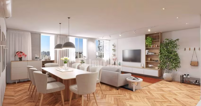 Apartamento a venda Jardins, 115 metros, 2 suítes, 2 vagas.