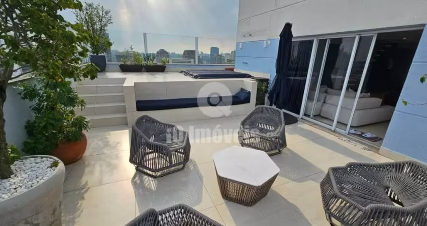 Cobertura duplex mobiliada à venda Brooklin 227 metros 3 suítes 3 vagas R$ 5.300.000,00