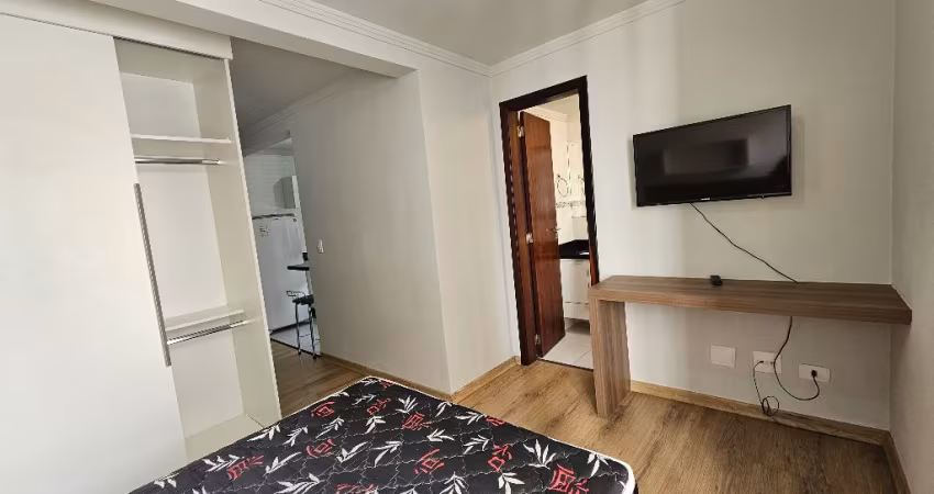 Apartamento de um quarto mobiliado no Centro de Curitiba-PR