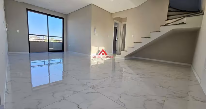 Cobertura duplex  03 dormitórios e 2 suítes com 115m²  total - cidade jardim - são josé dos pinhais