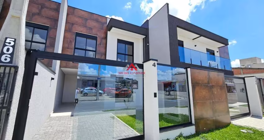 Sobrado 03 dormitórios e 1 suíte com 135m² - cruzeiro - são josé dos pinhais.