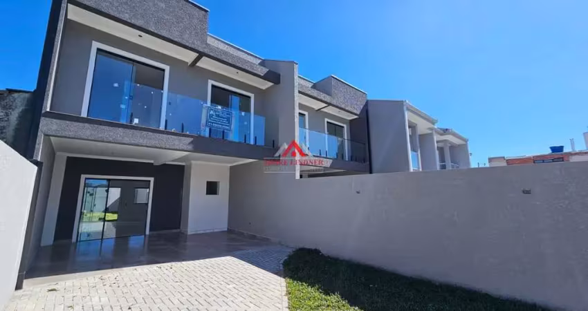 Sobrado 04 dormitórios e 1 suíte com 168m² - cidade jardim - são josé dos pinhais.