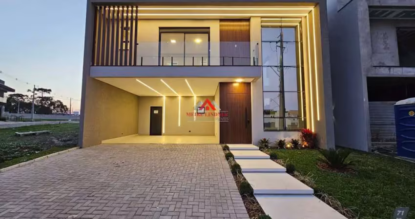 Casa alto padrão com 03 suítes e 202m² , afonso pena - são josé dos pinhais