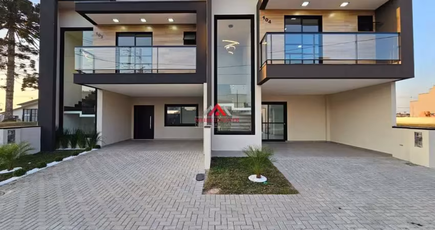 Sobrado 03 dormitórios com 145m²- costeira - são josé dos pinhais