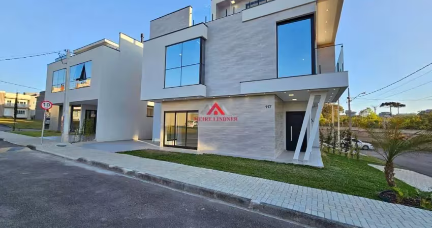 Sobrado alto padrão 03 dormitórios e 1 suíte com 152m² - costeira - são josé dos pinhais.
