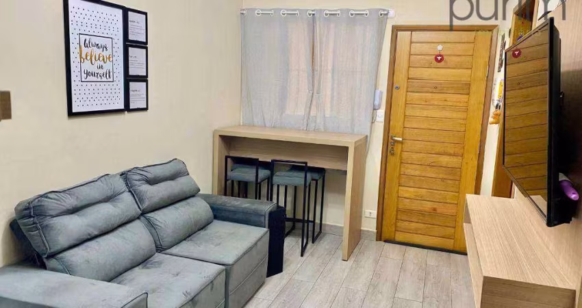 Apartamento com 2 dormitórios à venda, 33 m² por R$ 380.000,00 - Vila Dom Pedro I - São Paulo/SP