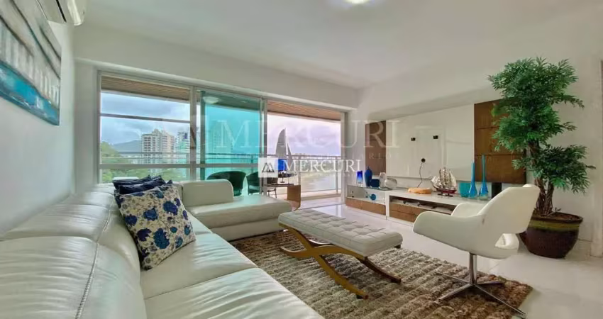 Apartamento no guarujá, pitangueiras, frente para o mar, vista mar, 3 quartos, sendo 2 suítes - mercuri imóveis - imobiliária no guarujá.