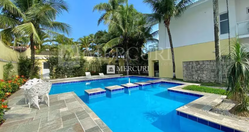 Casa enseada, 6 quartos, piscina e churrasqueira - imobiliária guarujá